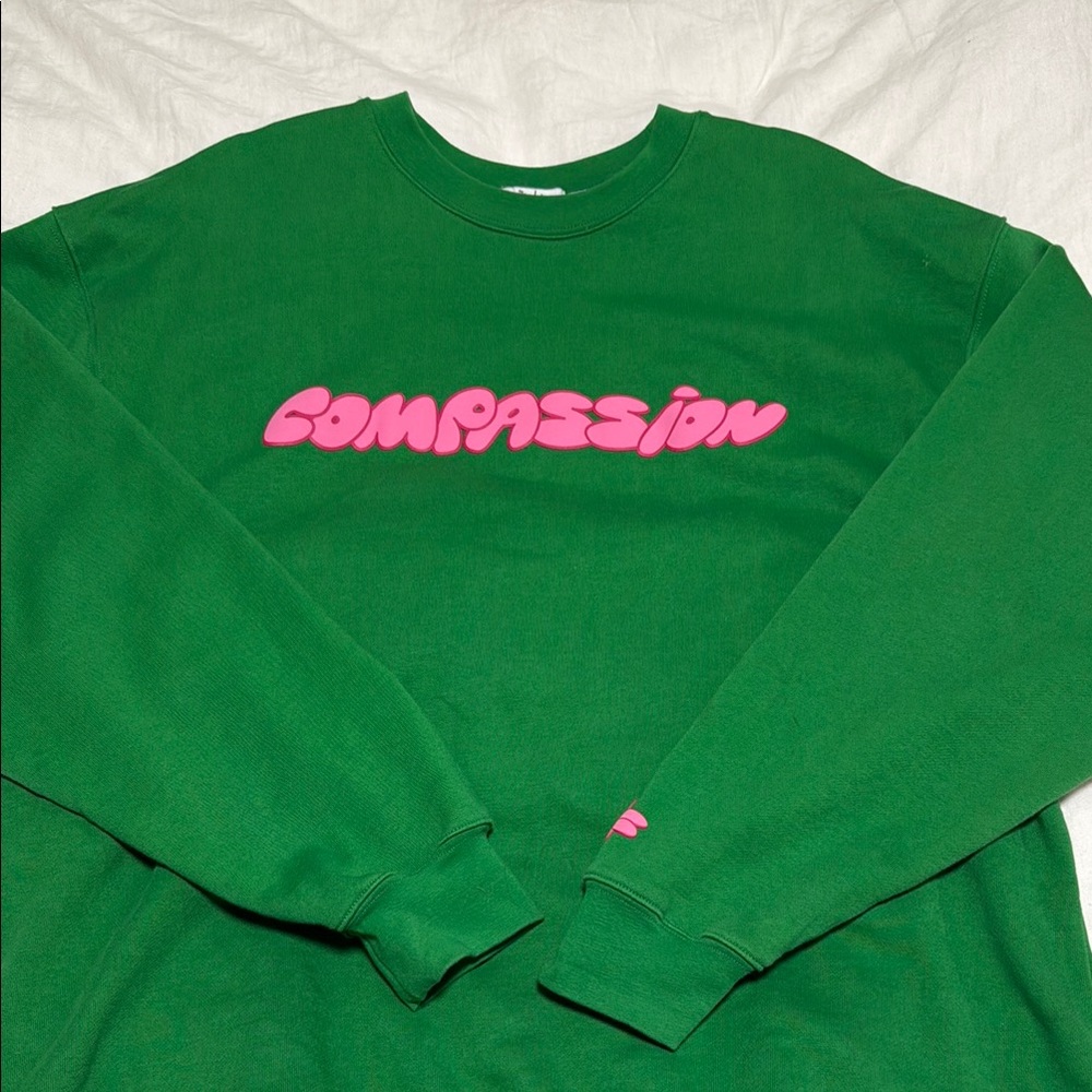 Green Mayfair Group "compassion" crewneck